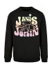 F4NT4STIC Basic Sweatshirt Janis Joplin Pastel Logo in schwarz
