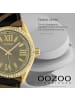 Oozoo Analog-Armbanduhr Oozoo Timepieces bronze, schwarz groß (ca. 40mm)