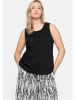 sheego Tanktop in schwarz