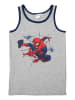 Spiderman 2er Pack Marvel Spider-Man Unterhemd Tank Top Hemdchen in blau/grau