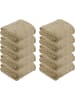 REDBEST Fleece, Microfaser Wohndecke 10er-Pack in beige