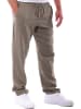 RESLAD Baumwollhose Freizeithose lang in khaki