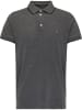 Carlo Colucci Poloshirt Colanera in Schwarz