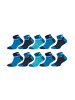 Skechers Sneakersocken 10er Pack mesh ventilation in blau