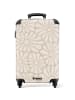 NoBoringSuitCases Suitcase, Handgepäck, Koffer, Trolley, Reisekoffer Beiger Blumendruck auf