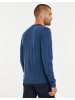 Threadbare Strickpullover THB Jumper Beaufort Crew Neck in Denim