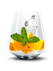 Mr. & Mrs. Panda Whiskeyglas Axolotl Tanzen ohne Spruch in Transparent