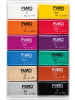 Staedtler Modelliermasse Fimo Professional -Basic Colours- farbig sortiert 12x 25g