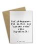 Mr. & Mrs. Panda Grußkarte Spruch Heilpädagogin Superkraft mit S... in Weiß
