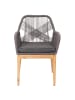 MCW Gartenstuhl H56b, Grau Kissen anthrazit