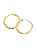 GoldDream Echtgold, 333er Gelbgold Damen Creolen Simply Ohrring ca. 15mm