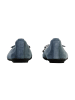 Divine Factory Lederballerinas „Alénoa“ Blau