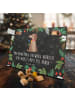Mr. & Mrs. Panda Hunde Adventskalender Hund Blume mit Spruch in Kreidetafel