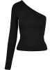 Urban Classics Urban Classics Damen Ladies Asymmetric Longsleeve in black