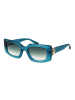 Bulget Frauen Sonnenbrille Rechtwinklig Grün