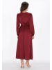 faina Women Dress in burgundy