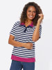 WITT WEIDEN Poloshirt in marine-fuchsia