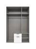 Wimex Kleiderschrank Mugano Saharagrau matt 135 / 58 / 208cm
