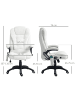 Vinsetto Massagestuhl-67B x 74T x 107-116H cm-Weiß