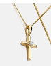Diamant L'éternel Halskette aus 375 Gelbgold mit Diamant
