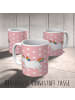 Mr. & Mrs. Panda Kaffeetasse Einhorn Happy ohne Spruch in Rot Pastell