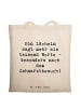 Mr. & Mrs. Panda Tote Bag Spruch Zahnärztin Lächeln mit Spruch in Creme