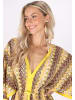 IZIA Damen Kleid in Gelb Mehrfarbig