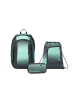 Satch Schulrucksack-Set AIR Gradient Mint 3-teilig in Grau/Mint