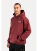 SMILODOX Hoodie Fortes in Bordeaux