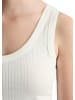 Marc O'Polo DENIM Pointelle-Top slim in Silky White