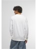 Mister Tee Pullover "Nyc Wording Emb Light Crew Sweatshirt" in Weiß