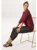 Aniston CASUAL Hemdbluse in fuchsia-schwarz-bordeaux