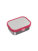 Mepal Edelstahl-Brotdose mit Gabel Campus in 18 x 13 cm in Cool Pink