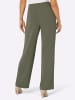 creation L Bundfaltenhose in khaki