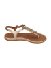 fitflop Sandalen GRACIE ULTRA-JEWEL LEATHER T-BAR in goldfarben