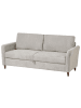 Beliani 3-Sitzer Sofa MARE in Grau/Braun - (W) 184 x (H) 88 x (L) 77 cm