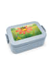 Mr. & Mrs. Panda Lunchbox Hummel Blume Design ohne Spruch in Blau Pastell