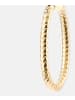 Diamant L'éternel Creolen aus 375 Gelbgold