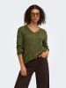 JDY Strickpullover in Dark Olive