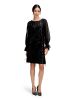 Vera Mont Cocktailkleid im Glitzer-Look in Schwarz