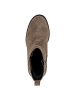 Tamaris WIDE FIT Chelsea Boot in MUSHROOM SUEDE