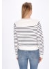 usha BLUE LABEL Women Cardigan in offwhite navy