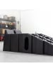 relaxdays 2 x Auffahrrampe in Schwarz - (B)33 x (H)22 x (T)90 cm