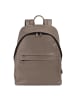 DuDu New York Daypack Leder 41 cm Laptopfach in taupe