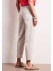 Street One High Waist Barrel Leg Hose im Casual Fit in Beige
