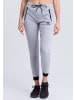 erima Damen Essential Sweathose in hellgrau melange/schwarz