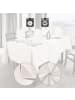 REDBEST Jacquard, Baumwollmischung, Gewebt Tischdecke Alcona in creme