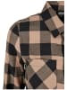 Urban Classics Flanell-Hemden in black/softtaupe