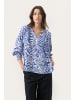 PART TWO Langarm-Bluse TenniePW Relaxed fit in Amparo Blue Animal Print