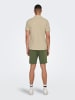 Only&Sons Poloshirt aus Baumwolle Kurzarm Slim Fit in Grau